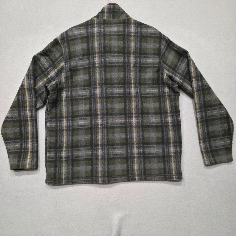 John Wayne Men's Long‎ Sleeve Pullover Quarter Metal Snap Sweater Size XL